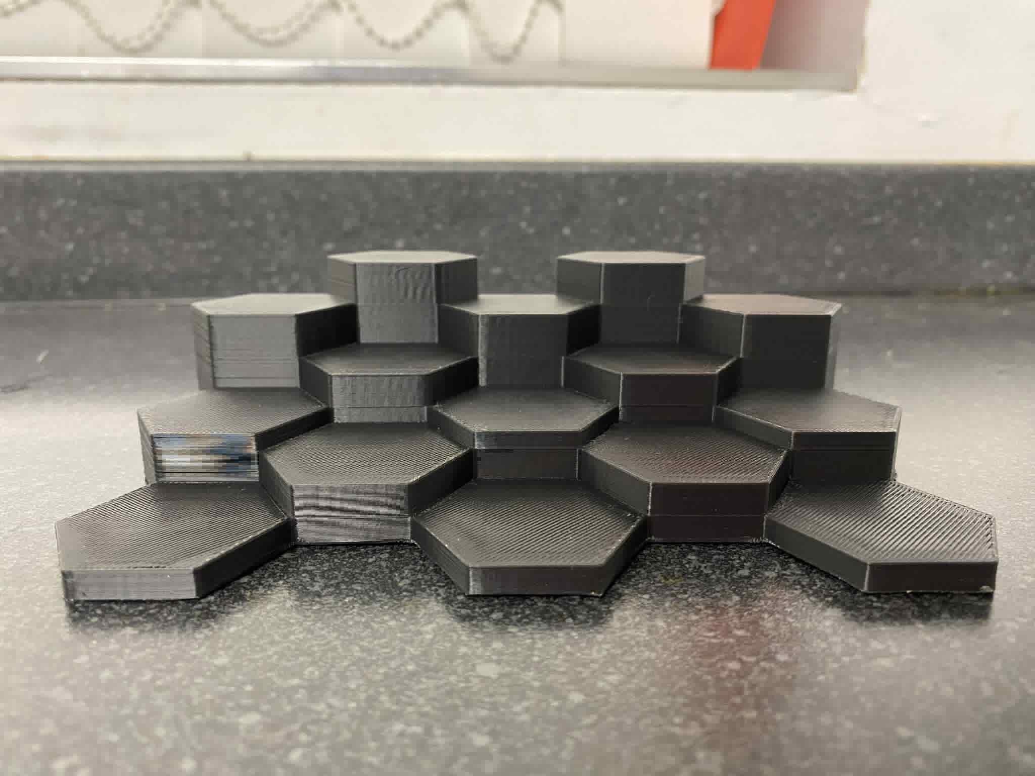 Modular Hex Miniature Display Stand – Up to 32mm Bases